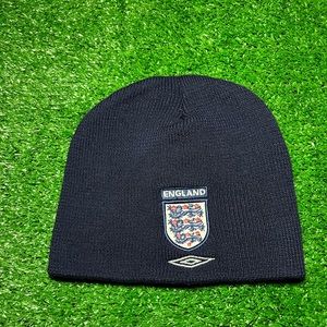 Vintage England Football Team Umbro Beanie Hat